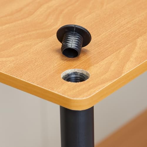 Furinno TURN-N-TUBE Storage Shelves, 3-Tier Book Shelf, Corner Shelf, Toolless Open Shelves, for Organization and Storag