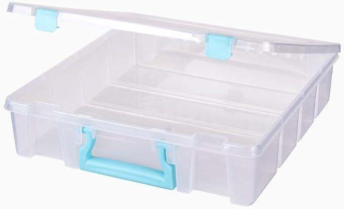 ArtBin Super Satchel 1 Compartment Box Clear Craft Organizer Storage Case