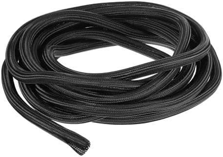 uxcell 25 Ft - 3/4 Inch Split Sleeving, Braided Cable Sleeving, PET Cable Management Wire Sleeve Cord Protector, Wire Wr