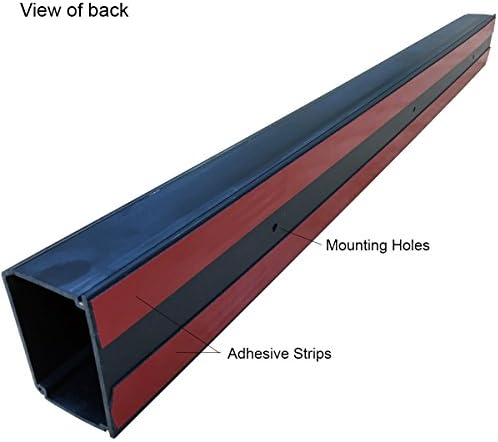 Electriduct XX-Large Latching Cable Raceway - 3" x 2" Channel Size - 1 Stick - 58" - Black