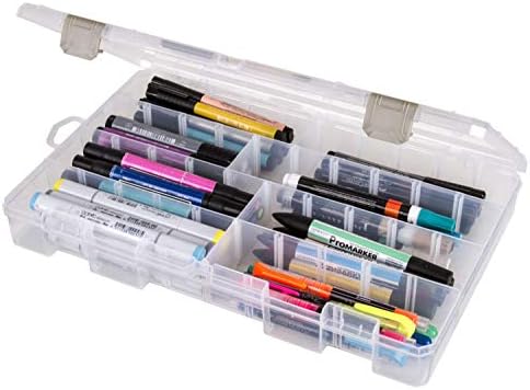 ArtBin Large Solutions Box Craft Organizer with 20 Dividers, Clear