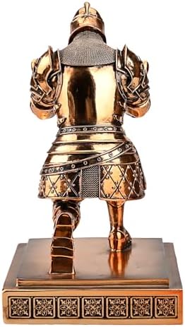 King's Guard Knight Pen Holder with a Letter Opener Desk Organizers Copper
