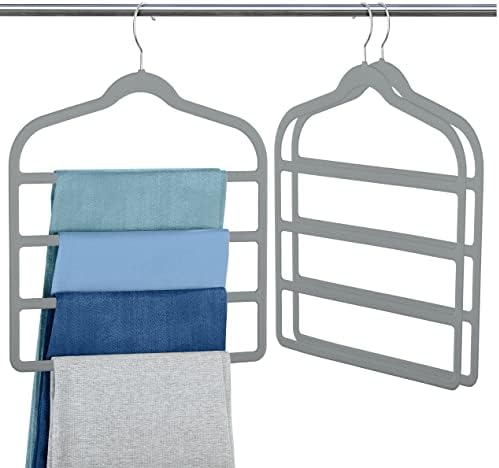 Velvet Pant Clothes Hanger Space Saving Non Slip Hanger Jean Slack Hangers