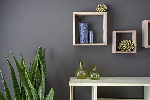 BARNWOODUSA Rustic Shelves, Square Floating Wood Shadowbox, Home Decor, Set