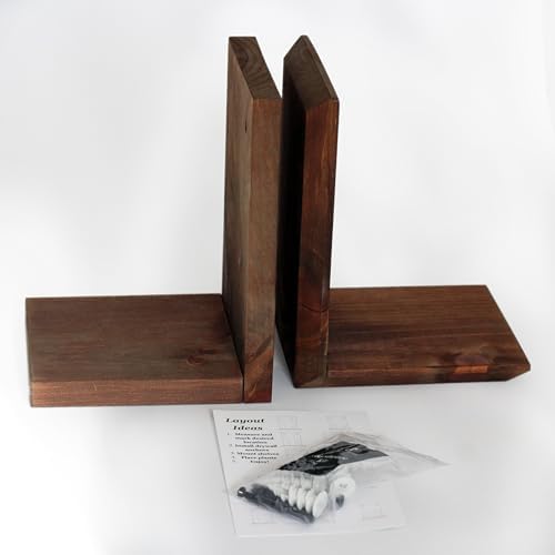 Daniel's Plants Indoor Plant Wall Gallery Shelf Kit | Midcentury Modern Wooden Shelves | Wall Mounted L Shaped Floating 