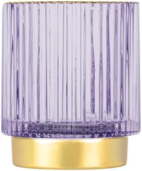 DASITON Makeup Brush holder Organizer,Crystal Cosmetic Makeup Brush Glass Brushes Storage Holder, Vintage Make Up Brush 