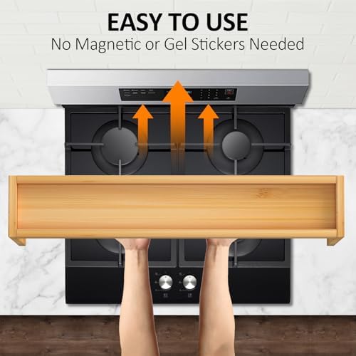 Over the Stove Spice Shelf for Kitchen,33" Over Stove Spice Rack Organizer
