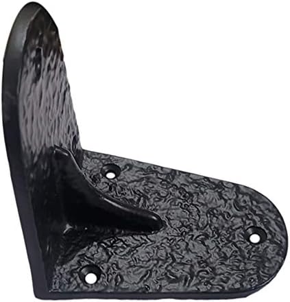 Adonai Hardware Elioenai Antique Cast Iron Shelf Bracket (Supplied as 2 Pieces per Pack) - Matte Black Powder Coated