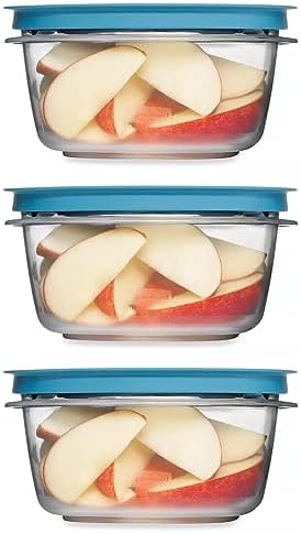 Storage Containers, Easy Find Lids, Teal, 5 cup, Flex & Seal, Leak Proof Lids, Food Storage Set, Clear Meal Prep Flex Co