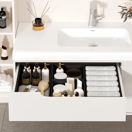 DIMJ Drawer Organizer Clothes Storage - 20 Pack Baby Dresser Organizer for Nursery, Foldable Closet Drawer Organizer Bins for Bedroom Organization, Fabric Storage Dividers for Socks, Underwears, Bras