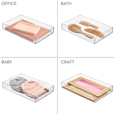 iDesign Clear Drawer Organizer