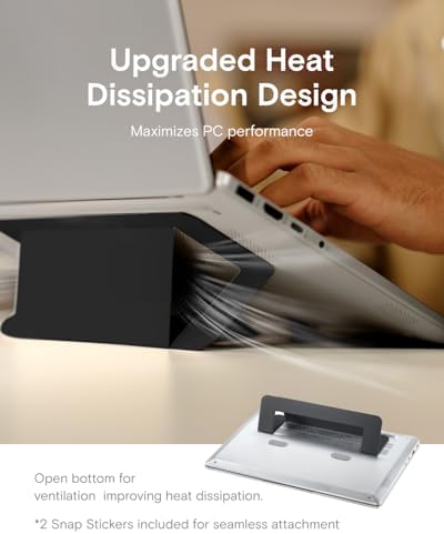 MOFT Airflow Adhesive Laptop Stand, Slim & Portable Laptop Riser for Work