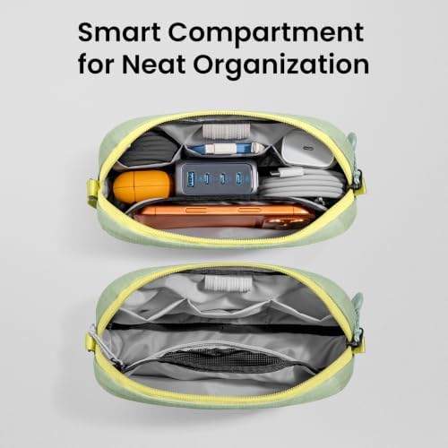 tomtoc Electronics Organizer Travel Case Performance, Cable Tech Pouch