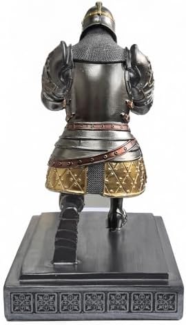 King's Guard Knight Pen Holder with a Letter Opener Desk Organizers Iron