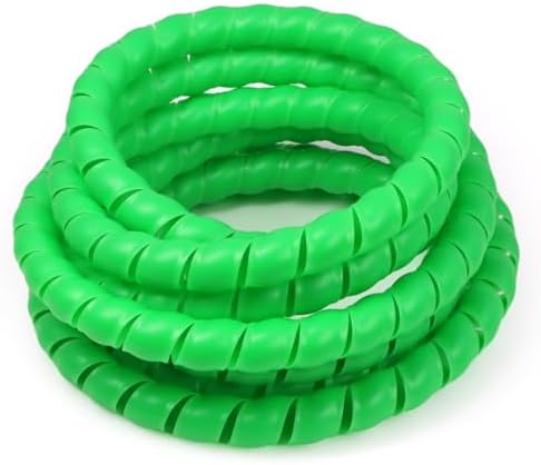 5/16" Spiral Cable Wrap, Plastic Wire Wrap Cord Protectors from Pets No Chew, Spiral Cable Management Sleeve Organizer f