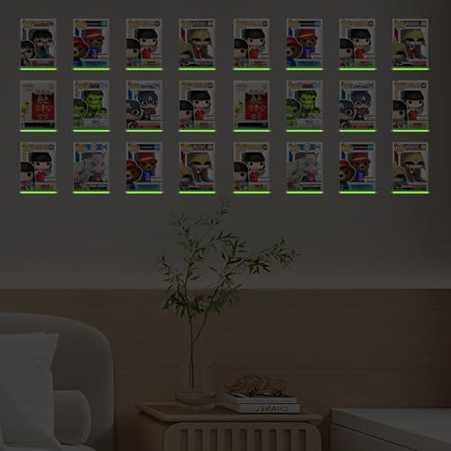 12-Pack Wall Shelves for Funko Pop Figures, Boxed or Unboxed, 5X4 Inches