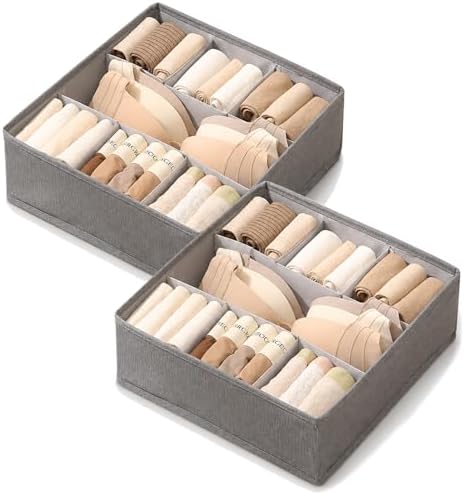 Foldable Sock Organizer Multifunctional Drawer Organizer Clothes Closet Organizers and Storage for Underwear Ties Towels