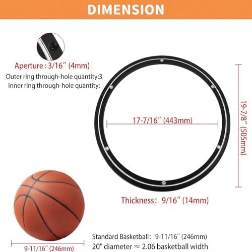 TamBee 20 Inch Lazy Susan Bearing Base, 450 LBS Load Capacity Heavy-Duty Mute Turntable Ring Lazy Susan Hardware for Din