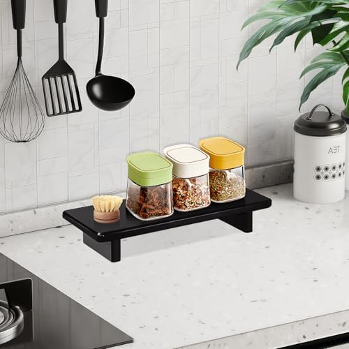 Chivalral Black Acrylic Bathroom Counter Tray.Small Counter Organizer