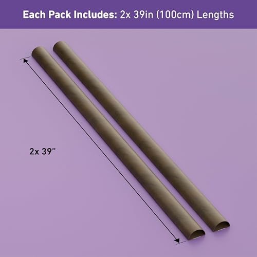 D-Line Half Round Cord Hider, Patented Cable Cover, Hide TV Wall Mount Wires, Raceway for Cords, Decorative Wire Covers,