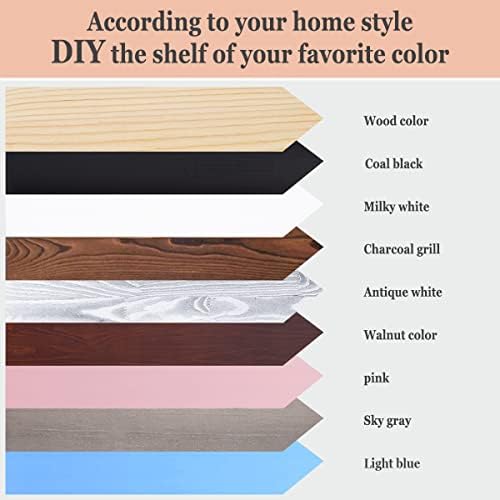 MBYD 48 Inch Floating Shelves Natural Wood, Wall Mount Picture Ledge Wooden Wall Shelf for Bedroom, Living Room, Office,