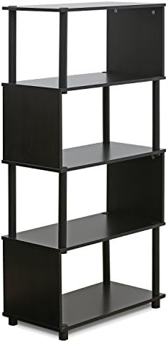 Furinno 5-Tier Flexi Rack, Espresso