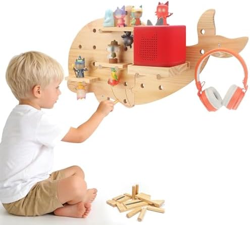 Inspired by Montessori Display Shelf for Toniebox 2/1 Tonies Figures