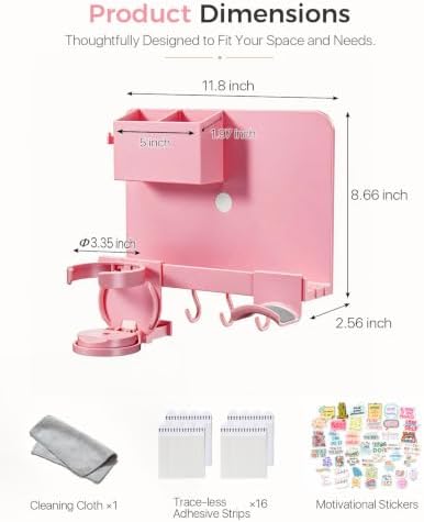 Floating Shelves for Bedside Shelf, Stick On Bedside Wall Shelf for Bedroom
