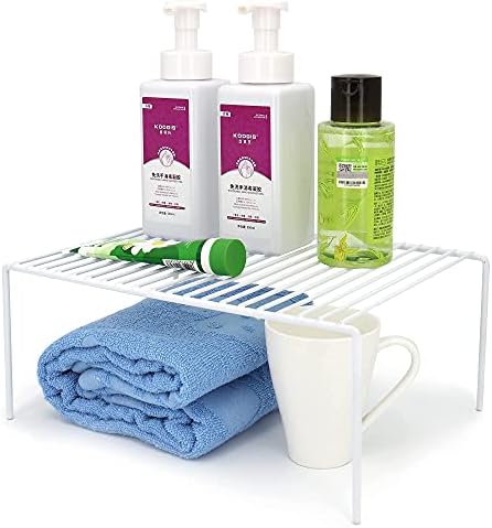 Redrubbit Medium (13 x 9. 4 Inch) Cabinet Storage Shelf Rack, Rustproof Kitchen Counter and Cabinet Shelf, Storage Rack 