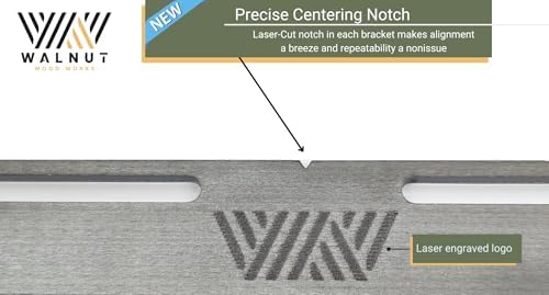 Floating Shelf Bracket - 43” Hidden Shelf Brackets, 150 LB Weight Capacity, for Shelves 43-60" Long, 3/4 Inch Industrial