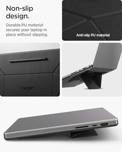 Spigen Slim Fold Adhesive Laptop Stand Foldable Portable