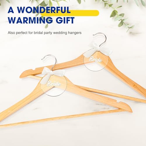 Korpai 30 Pack Wooden Hangers,Wooden Clothes Hangers with Smooth Pant Bar and Shoulder Notches,Heavy Duty Hangers with 360-Degree Rotatable Hook, Coat Hangers for Coats,Shirts,Dress,Pants,Natural