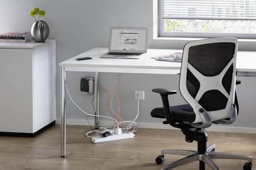 Durable, Cable Management Box Organizer, Gray, Large