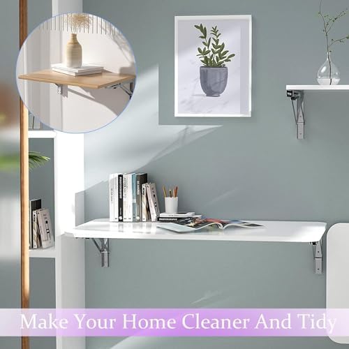4PCS 12" Folding Shelf Brackets, Shelf Brackets Max. Load 220 lb Collapsible Heavy Duty Stainless Steel DIY Wall Mounted