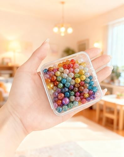 LJY 23 Clear Square Plastic Boxes, 2.9 x 2.9 x 1 in for Model Parts