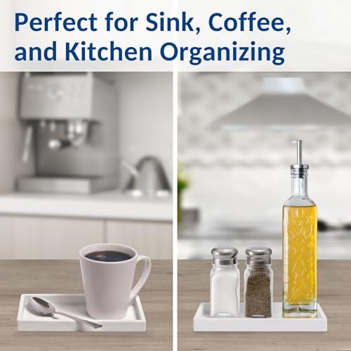 Spacewiser Countertop & Vanity Silicone Tray - Small 7.7" Kitchen Soap Tray