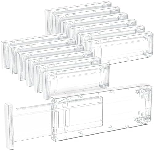 Lifewit 4" High Upgrade Drawer Divider, Adjustable Drawer Organizer Clothes