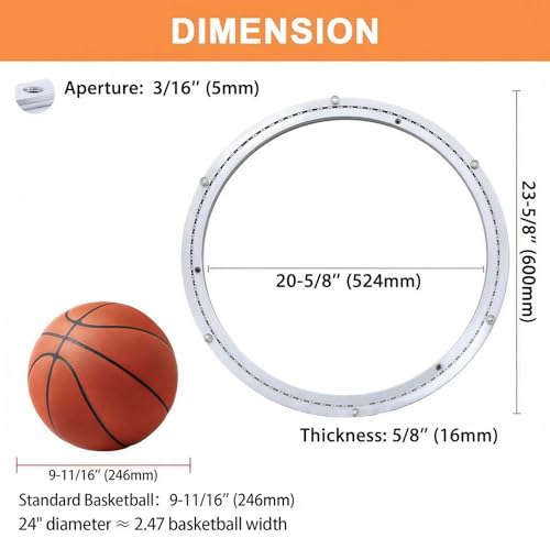 TamBee 24 Inch Lazy Susan Hardware Heavy-Duty Mute Lazy Susan Bearing 600lb Capacity Bearing Turntable Ring Mechanism Ki
