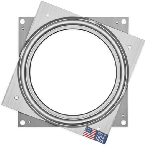 Lazy Susan Hardware, 6 inch, 500 lbs. Load Capacity, Pack of 10 Steel Lazy Susan Turntable Ball Bearing, by Woodpeckers