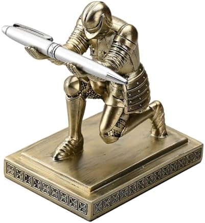 Knight Pen Holder Desk Organizers and Accessories as Gift Copper