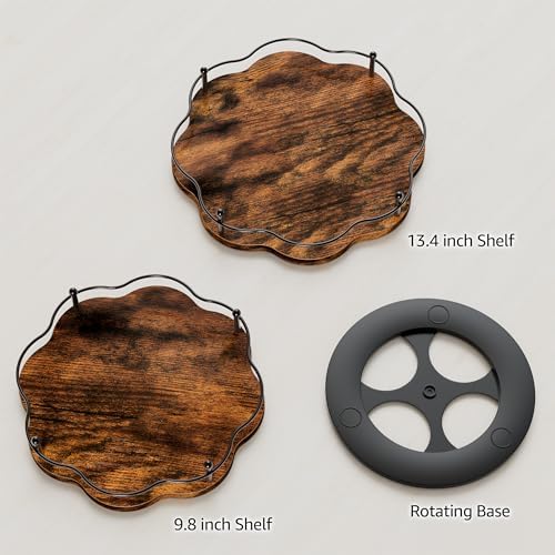 10.6″Lazy Susan Organizer for Cabinet, Spice Rack Turntable