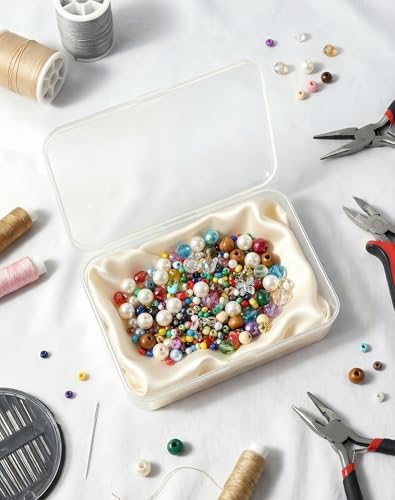 LJY 24 Clear Plastic Boxes, 4.9 x 3.3 x 1.4 in for Diamond Painting