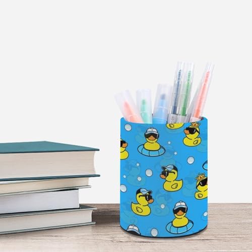 Cute Duck Pen Holder Pencil Cup for Desk Organizer