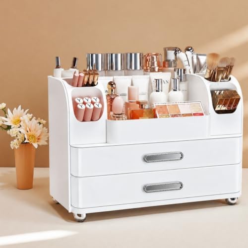 Makeup Organizer,Perfect Bathroom Skincare Organizer,Cosmetic Display Case
