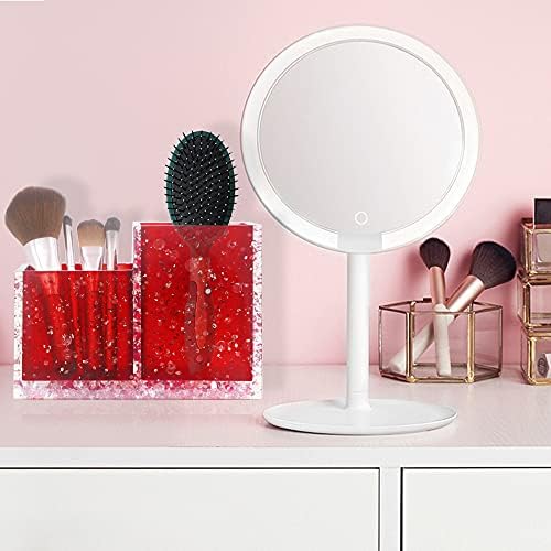 LUANT Vanity Countertop Accessory Oranizer, Holder for Makeup Brush and Teethbrush, Cotton Swabs Balls and Cosmetic Pads