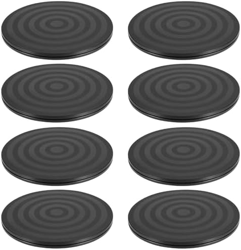 JAPCHET 8 Pack 8 Inch Bonsai Turntable, Heavy Duty Rotating Lazy Susan Turntable Garden Swivel Stand Turntable, 44lbs Lo