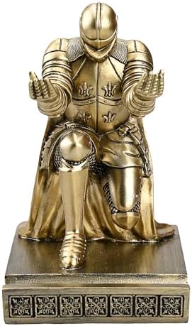 Windbreaker Soldier Knight Pen Holder Personalized Desk Accessory Bronze