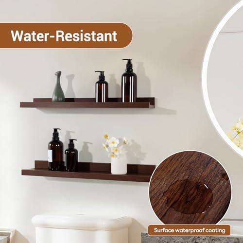 NEXHOME PRO Floating Shelves for Wall Set of 2,36 Inches Picture Ledge Shelf, Kids Bookshelf Wall Mounted for Living Roo