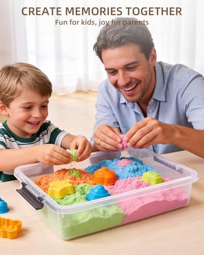 Storage Bins with Lids,6 Quart Clear Sensory Bins,Plastic Bins for Arts Crafts Organizers,Stackable Storage Containers f