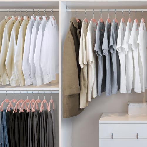 Velvet Hangers Felt Clothes Hangers 30 Pack